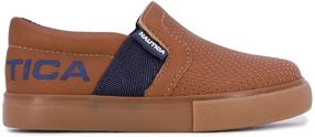 img 3 attached to 👟 Nautica Akeley Brown Boys' Casual Canvas Sneaker - Ideal Sneakers for Everyday Wear