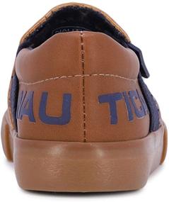 img 2 attached to 👟 Nautica Akeley Brown Boys' Casual Canvas Sneaker - Ideal Sneakers for Everyday Wear