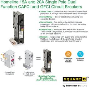 img 3 attached to Schneider Electric HOM115DFC Square Single Pole Circuit Breaker