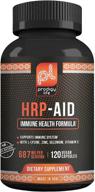 💊 hrp-aid: premium herpes supplement with l-lysine - effective antiviral aid for herpes, cold sores, and shingles - immune support medicine for adults (120 ct) logo