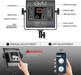 img 2 attached to GVM Видео 2300K 6800K Яркость Фотография