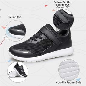 img 2 attached to 👟 TOEDNNQI Lightweight Breathable Athletic Boys' Shoes – Optimized for Sneakers