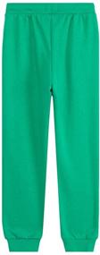 img 3 attached to 👖 UNACOO Boys' Casual Active Fleece Sweatpants for Pants