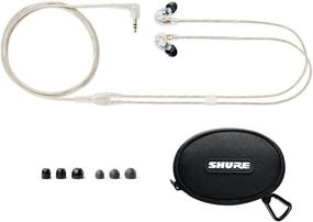 img 2 attached to 🎧 Shure SE215-CL Clear Sound Isolating Earphones: Professional, Single Dynamic MicroDriver, Secure In-Ear Fit