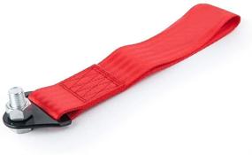 img 2 attached to 🏎️ IJDMTOY Sports Red Racing Style Nylon Tow Strap – Universal Fit for Front or Rear Bumper