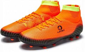 img 3 attached to Leoci Performance Soccer Outdoor Cleat Men's Shoes in Athletic