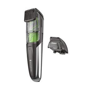 img 4 attached to Remington MB6850 Vacuum Stubble and Beard Trimmer: Lithium Power, Adjustable Length Comb with 11 Settings (2-18mm)