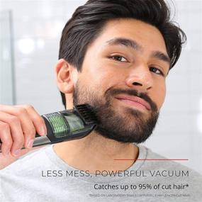 img 3 attached to Remington MB6850 Vacuum Stubble and Beard Trimmer: Lithium Power, Adjustable Length Comb with 11 Settings (2-18mm)