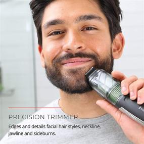 img 2 attached to Remington MB6850 Vacuum Stubble and Beard Trimmer: Lithium Power, Adjustable Length Comb with 11 Settings (2-18mm)