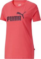 puma women's essential t-shirt logo