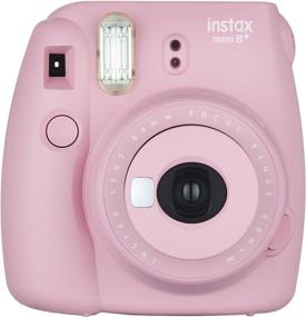 img 4 attached to 📸 Fujifilm Instax Mini 8+ (Strawberry) Camera with Self Shot Mirror for Selfies - International Version (No Warranty)