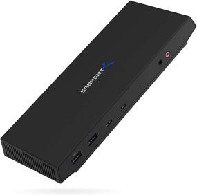 img 2 attached to Enhanced USB-C Dual 4K Universal Docking Station with USB C Power Delivery - SABRENT DS-WSPD