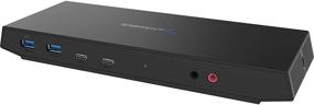 img 4 attached to Enhanced USB-C Dual 4K Universal Docking Station with USB C Power Delivery - SABRENT DS-WSPD