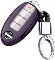 Mofei For Nissan Infiniti Key Fob Cover Soft TPU Key Fob