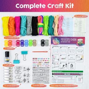 img 3 attached to 🌈 Customized Friendship Bracelet with Personal Charms – DIY Bracelet Making Kit