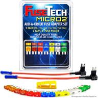 🚗 fusetech 12v micro2 apt atr 17 piece automotive car fuse assortment and holders pack with add-a-circuit fuse tap adapters, blade fuses, and fuse puller - includes 5a, 7.5a, 10a, 15a, 20a, 25a, 30a logo