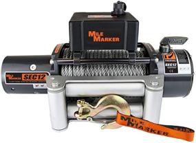 img 4 attached to 🚚 Mile Marker 76-50251BW SEC12(ES) Truck/SUV Element Sealed Electric Winch - 12,000 lb. Capacity, 1 Pack: Powerful and Reliable Winch for Your Truck/SUV