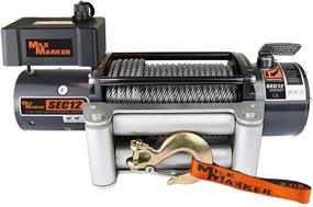 img 1 attached to 🚚 Mile Marker 76-50251BW SEC12(ES) Truck/SUV Element Sealed Electric Winch - 12,000 lb. Capacity, 1 Pack: Powerful and Reliable Winch for Your Truck/SUV