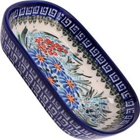 img 1 attached to 🍽️ Boleslawiec Polish Pottery Platter for Food Service Equipment & Supplies