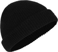 beanie hat beanies roll up knitted logo