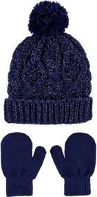 img 1 attached to Carters Girls Mitten Sherpa Months Girls' Accessories and Cold Weather