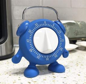 img 2 attached to ⏲️ Vinseen Timer: Cute Twist Wind-Up Mechanical Timer for Kitchen, Baking, Teaching & Cooking - 60 Mins, No Battery (Blue)