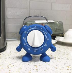 img 3 attached to ⏲️ Vinseen Timer: Cute Twist Wind-Up Mechanical Timer for Kitchen, Baking, Teaching & Cooking - 60 Mins, No Battery (Blue)