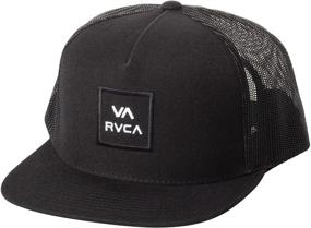 img 4 attached to RVCA Adjustable Snapback Trucker Charcoal Outdoor Recreation