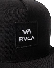 img 3 attached to RVCA Adjustable Snapback Trucker Charcoal Outdoor Recreation