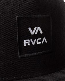 img 2 attached to RVCA Adjustable Snapback Trucker Charcoal Outdoor Recreation