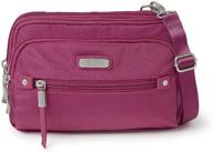 👜 stylish baggallini classic time crossbody in fuchsia: women's handbags, wallets, and crossbody bags logo