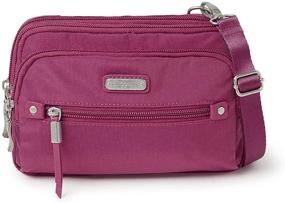 img 3 attached to 👜 Stylish Baggallini Classic Time Crossbody in Fuchsia: Women's Handbags, Wallets, and Crossbody Bags