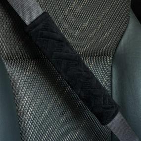 img 1 attached to Enhance Your Driving Comfort with JUSTTOP 2-Pack Universal Car Seat Belt Pads