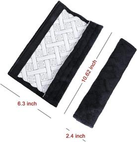 img 2 attached to Enhance Your Driving Comfort with JUSTTOP 2-Pack Universal Car Seat Belt Pads