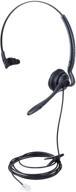 🎧 plantronics black headset - compatible with s10, t10, and t20 - model 45647-04 logo