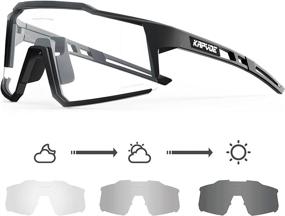 img 4 attached to High-Performance KAPVOE Photochromic Cycling Glasses: A Must-Have for Men and Women Mountain Bikers