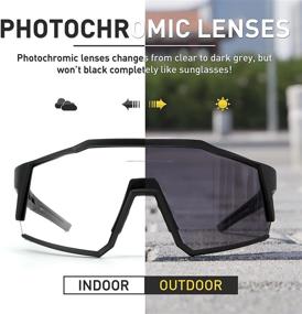 img 2 attached to High-Performance KAPVOE Photochromic Cycling Glasses: A Must-Have for Men and Women Mountain Bikers