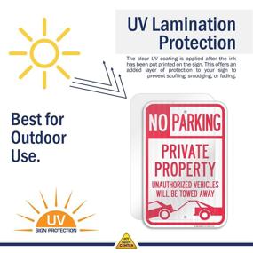 img 1 attached to Enhancing Property Security 🚫 with Prismatic Reflective for Unauthorized Vehicles