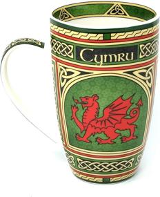 img 4 attached to Wales Porcelain Cymru Coffee Mug