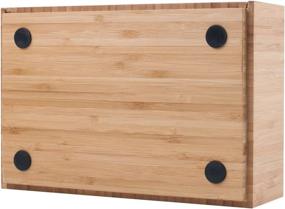 img 1 attached to 🎋 Bamboo Drawer Organizer for K-Cups, Coffee, Tea, and Espresso Pods, Condiments, Accessories – Ideal for Kitchens, Office Break Rooms