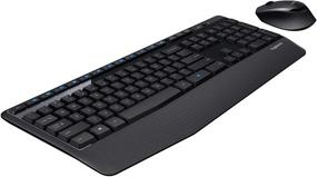 img 3 attached to 💻 Беспроводная клавиатура и оптическая мышь Logitech MK345 (920-006481) - черно-синий (восстановленные): высокопроизводительный комбо для бесшовного набора текста и точного управления