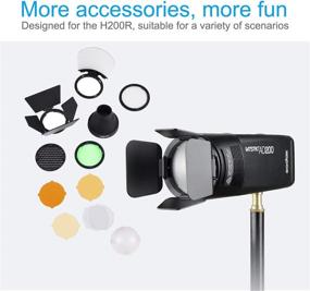 img 3 attached to Enhanced Godox AK-R1 Accessories Kit for Optimal Performance with Godox H200R Ring Flash Head, Godox AD200/AD200Pro, and Godox V1 Round Head Flash Accessories featuring Magnetic Port for Convenient Usage