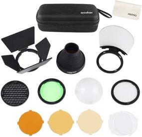 img 4 attached to Enhanced Godox AK-R1 Accessories Kit for Optimal Performance with Godox H200R Ring Flash Head, Godox AD200/AD200Pro, and Godox V1 Round Head Flash Accessories featuring Magnetic Port for Convenient Usage