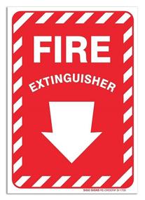 img 3 attached to 🔥 Versatile Extinguisher Arrow Stickers for Indoor and Outdoor Use: A Must-have Safety Signage Solution!