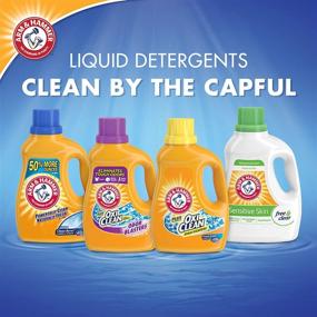 img 2 attached to Arm & Hammer Plus OxiClean Clean Meadow - 70 Load Liquid Laundry Detergent, 122.5 Fl oz