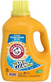 img 3 attached to Arm & Hammer Plus OxiClean Clean Meadow - 70 Load Liquid Laundry Detergent, 122.5 Fl oz