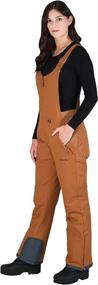 img 1 attached to Arctix Women's Insulated Bib Overalls: Essential Winter Wear