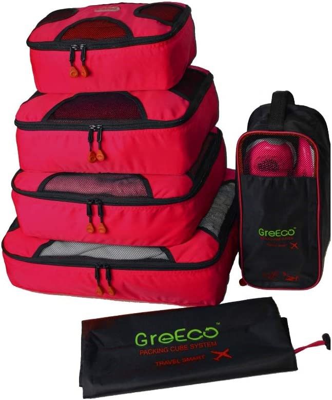 greeco packing cubes plus laundry 로고