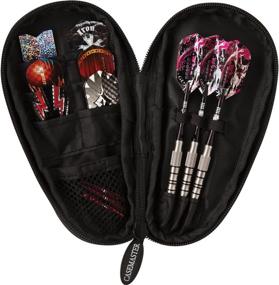 img 4 attached to Flat Profile Casemaster Quiver with 6 Slim Pockets for Accessories - Holds 3 Steel Tip or Soft Tip Darts, Includes Mesh Pocket for Loose Items