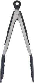 img 2 attached to 🔧 OXO Good Grips 9-Inch Tongs: Precise and Durable with Silicone Heads